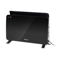 GRZEJNIK KONWEKTOROWY SZKLANY GH-1601M Z REGULACJĄ TEMPERATURY CZARNY