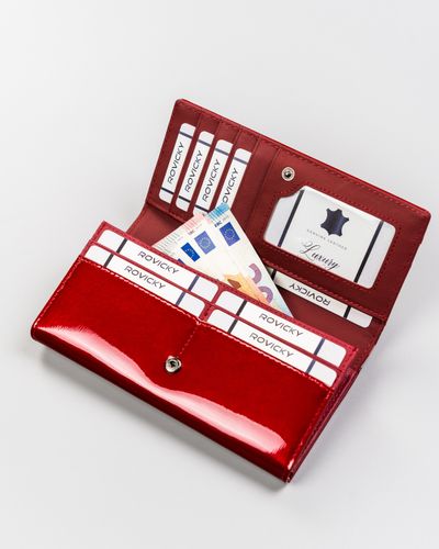 portfel damski skórzany h24-fo-2-sh9 red na Arena.pl