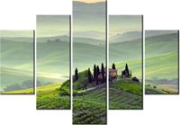 105CM 150CM OBRAZ 5 ELEM GOSPODARSTWO TOSKANII DRUK