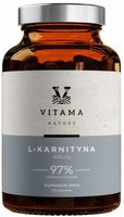 L-KARNITYNA CARNITINE SPALACZ TŁUSZCZU ODCHUDZANIE 120 KAPS VITAMA NATURE