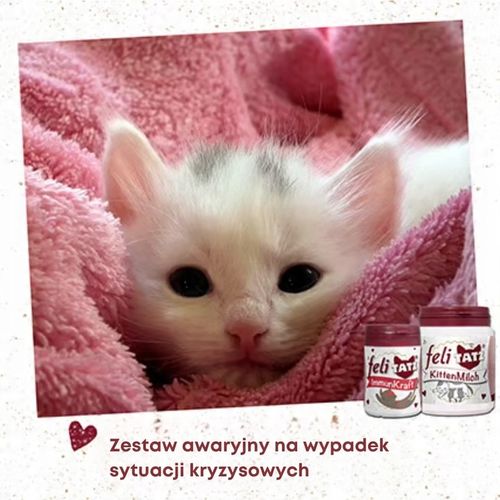 MLEKO ZASTĘPCZE z KOLOSTRUM dla Kotów cdVet feliTatz Kittenmilch 750g na Arena.pl