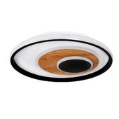 ŻYRANDOL LED 29W MAT BIAŁY CZARNY 4000K 1680LM