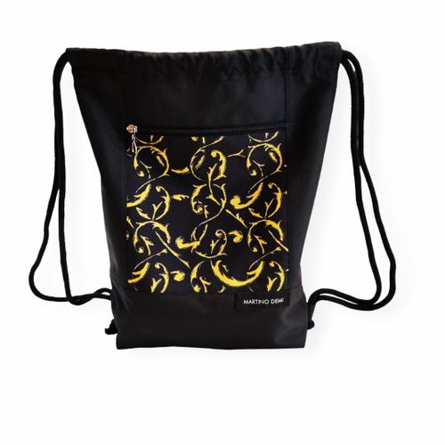 Plecak worek wodoodporny ORNAMENTY ZŁOTE na Arena.pl