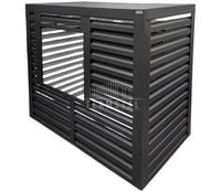 Osłona Pompy Ciepła 120x60x150cm Antracyt Zabudowa TS995