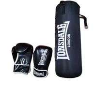 Młodzieżowy zestaw bokserski LONSDALE rękawice + worek treningowy