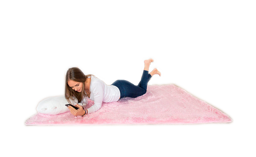 Dywan Plusz Microfibra Pink Róż 120x170cm na Arena.pl
