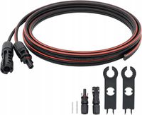 FIRMERST kabel solarny fotowoltaiczny 2x6 mm² 5 m czerwony czarny do paneli