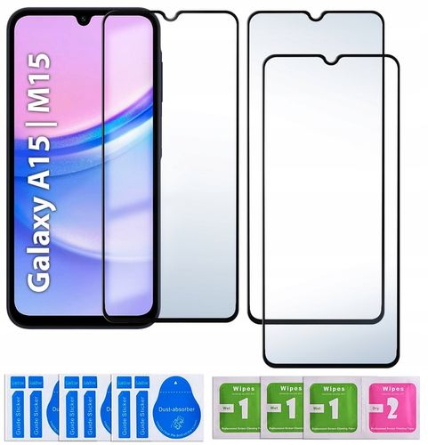3x SZKŁO NA CAŁY EKRAN do Samsung A15 | M15 SZYBKA 5D zestaw 3 sztuk na Arena.pl