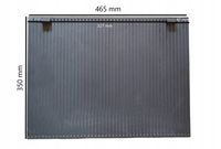 Płyta tylna do wkładu kominka Invicta żeliwna 46,5x35 grubość 8mm paski