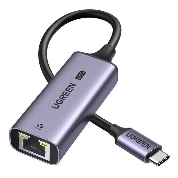 Adapter Ethernet UGREEN CM648 2.5G USB-C do RJ45 Czarny zdjęcie 1