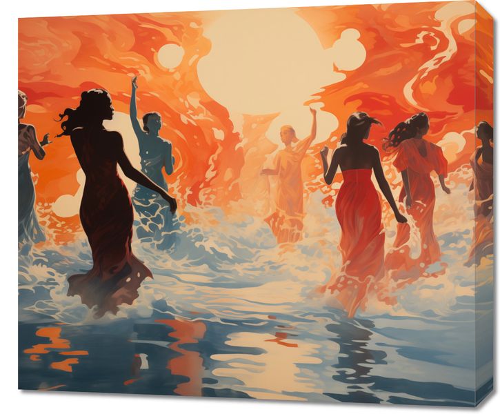 Obraz 70x60cm Taneczny Żar zdjęcie 1