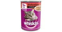 WHISKAS WOŁOWINA 400G PUSZKA