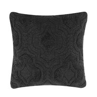 Poduszka dekoracyjna 45 x 45 cm szara PAIKA