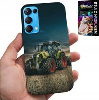 ETUI DO OPPO RENO5 4G 5G - TRAKTOR CIĄGNIK ROLNICZY PLECKI, WZORY