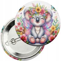 Przypinka z agrafką 59mm - ZWIERZĘTA MIŚ KOALA