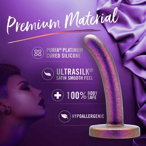 dildo silikonowe temptasia surrender peg beginner fioletowe 12 cm na Arena.pl