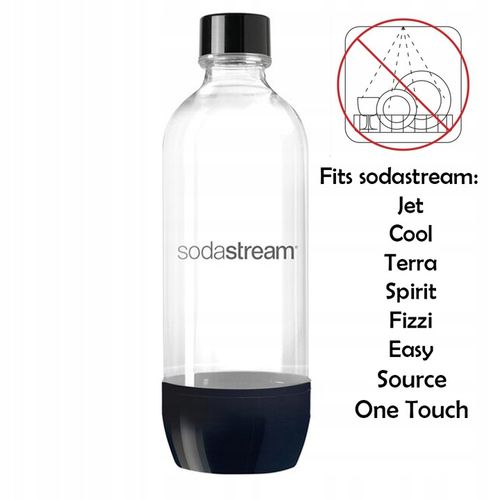 SodaStream Butelka na wodę FUSE 1L - do zmywarki czarna na Arena.pl