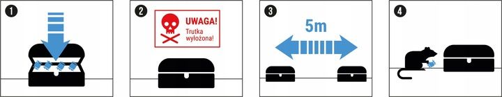 TRUTKA NA MYSZY SZCZURY I INNE GRYZONIE 5KG ŚRODEK PASTA NIEBIESKA NO PEST zdjęcie 3