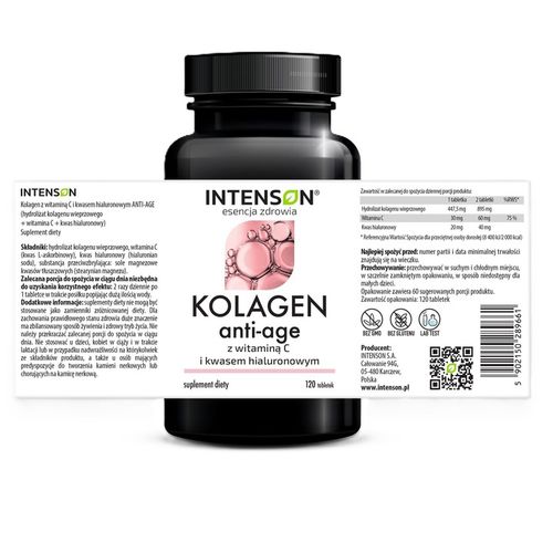 Kolagen INTENSON Anti-Age (120 tabletek) na Arena.pl