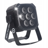 REFLEKTOR LED PAR EFEKT ŚWIETLNY OŚWIETLENIE SCENICZNE DISCO PAR 7X3W RGB