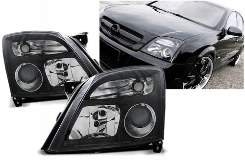 Nowe LAMPY Reflektory Do Opel Vectra C 2002-2005 R Na ŻARÓWI H7 DEPO BLACK na Arena.pl