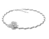 choker z kwiatem (c23/jes/62ag)