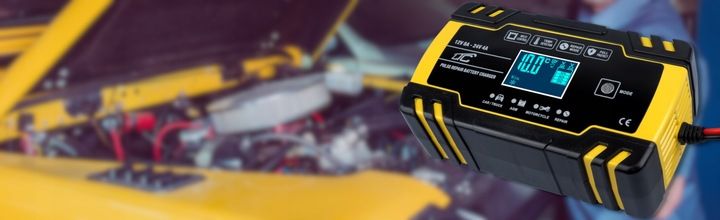 PROSTOWNIK ŁADOWARKA AUTOMATYCZNY INTELIGENTNY LCD 24V 12V 8A zdjęcie 8