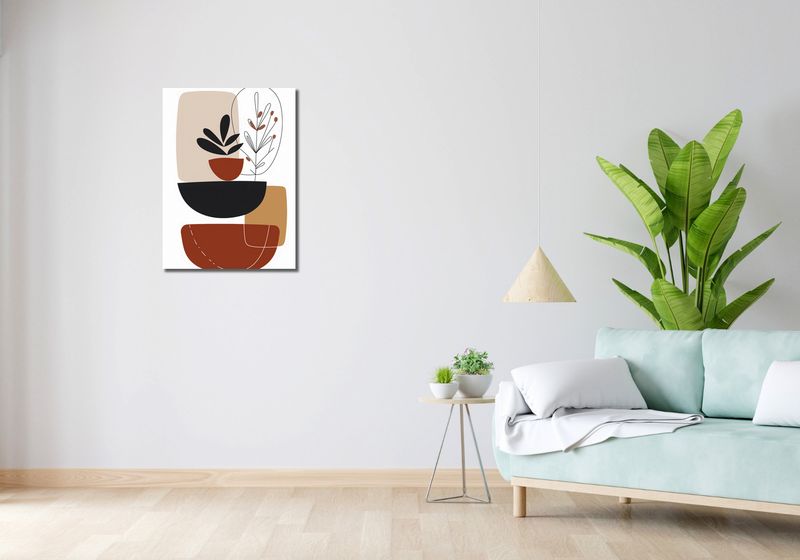 Obraz 50x70cm Botaniczna Abstrakcja zdjęcie 2