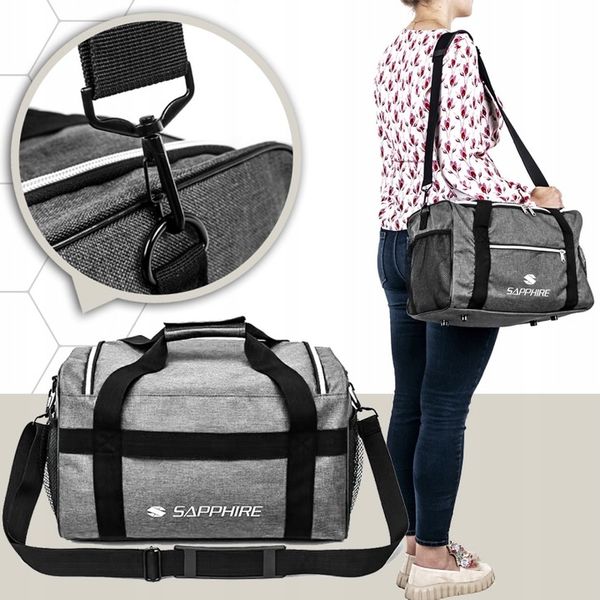 TORBA bagaż podręczny DO SAMOLOTU 40x20x25 RYANAIR pojemna UCHWYT kieszenie zdjęcie 10