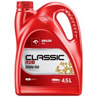 Olej Silnikowy Wielosezonowy Mineralny Orlen Oil CLASSIC LIFE+ 20W-50 |4,5L