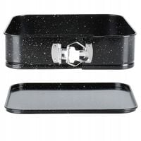 Forma GRANITOWA tortownica z wyjmowanym dnem do pieczenia kwadratowa 24 cm