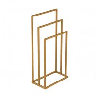 STOJAK NA RĘCZNIKI MODERNHOME ZŁOTY METAL MINIMALIZM