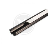 PROFIL LED NAROŻNY CZARNY 2M MLECZNY KĄTOWY DO TAŚM 10MM
