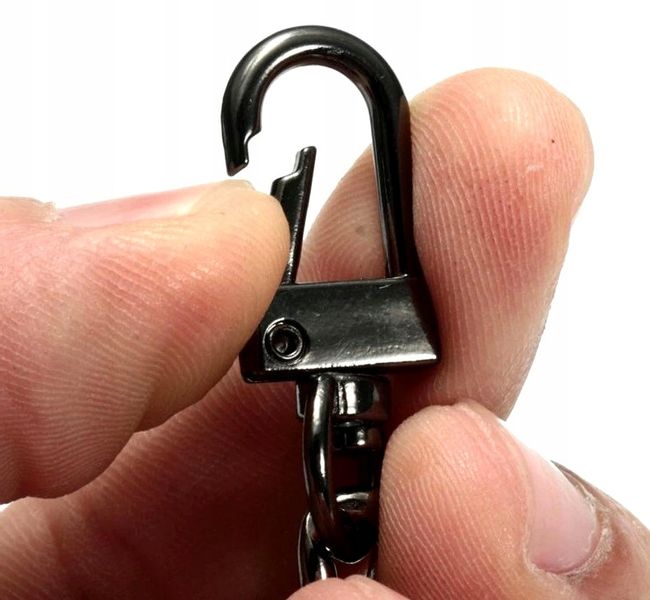 Pasek do torebki torby łańcuch długi Srebrny metal F117_100CM_Srebrny zdjęcie 9