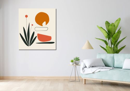 Obraz 90x100cm Abstrakcyjny Zen na Arena.pl