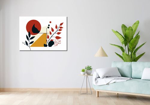 Obraz 100x70cm Ogień i Flora na Arena.pl