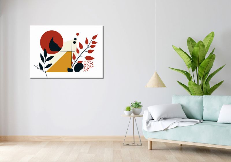 Obraz 100x70cm Ogień i Flora zdjęcie 2