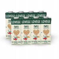 Napój Roślinny Lovege Owsiany 1l - 8 sztuk