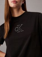 T-shirt damski okrągły dekolt Calvin Klein Jeans rozmiar S