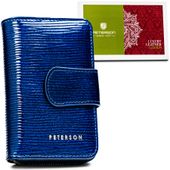 portfel damski skórzany ptn 76115-pr-8317 blue