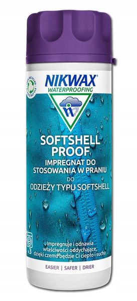 ZESTAW NIKWAX TECH WASH + IMPREGNAT SOFTSHELL PROOF DO PRANIA KURTEK zdjęcie 6