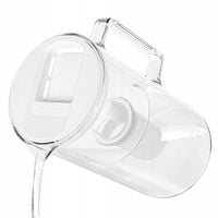 Dzbanek filtrujący szklany Wessper WES202-WH 3l Biały 1x filtr aquaclassic