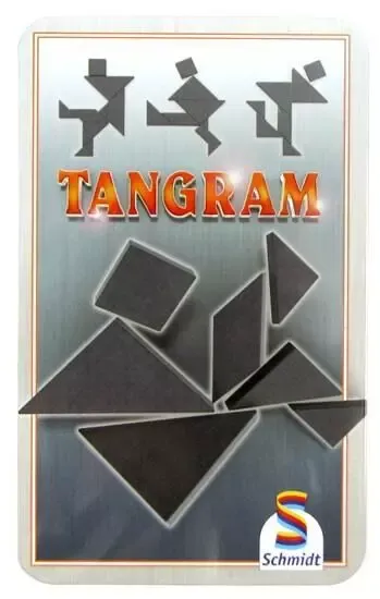 Gra Tangram w metalowej puszce zdjęcie 1
