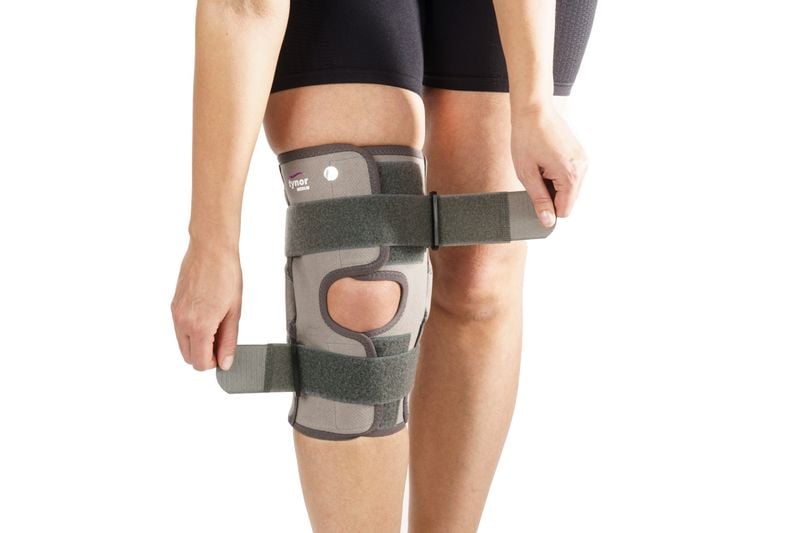 PROFESJONALNA ORTEZA KOLANA STABILIZATOR Z SZYNAMI zdjęcie 5