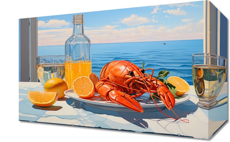 Obraz 30x20cm Homary Nie Do Pary zdjęcie 1