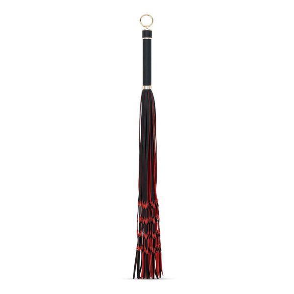 Fetish Collection - Flogger 64 Cm - Red And Black zdjęcie 2