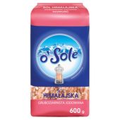o'Sole Sól himalajska gruboziarnista jodowana 600 g