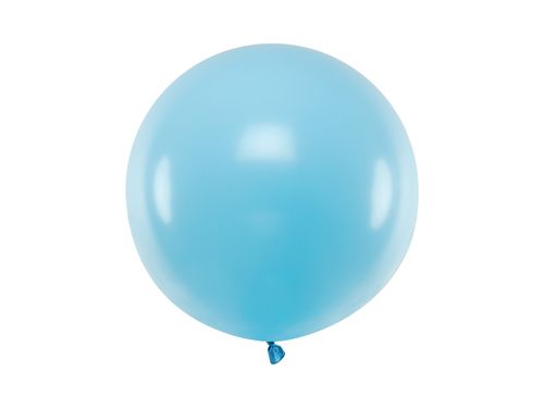 Balon okrągły 60cm, Pastel Light Blue na Arena.pl