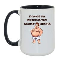 Duży Biało-Czarny 450 ml