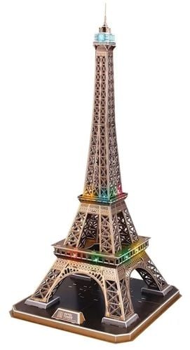 puzzle 3d led wieża eiffel 82el l091h 5072 na Arena.pl